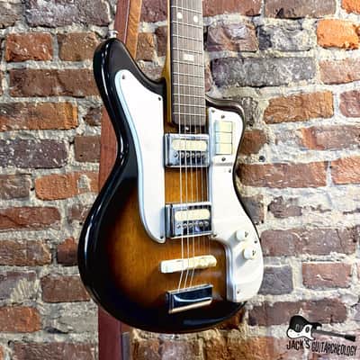 Custom Kraft / Guyatone LG *EARLY* Ibanez MO.1830 Jet King MIJ Electric Guitar (1950s - Sunburst) image 3