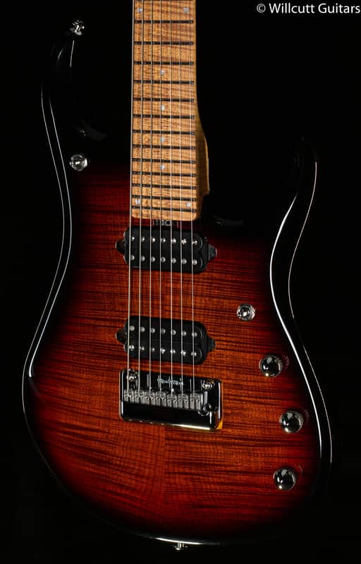 Ernie Ball JP15 7 String Tiger Eye Flame Top (864) image 1