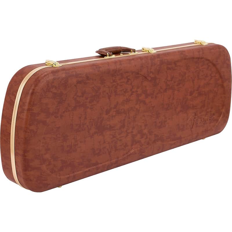 Fender Jazzmaster/Jaguar Electric Guitar Eyeglass Case - Regular Brown image 1
