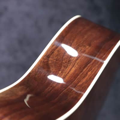 Martin O'ahu HG-28 Solid Flamed Hawaiian Koa HG-14 Fret Acoustic Guitar w/Bag image 15