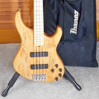 TBC The Bass Company 4 String Electric Bass Made in USA #000394 Spalted Maple/Ash USA ! image 4