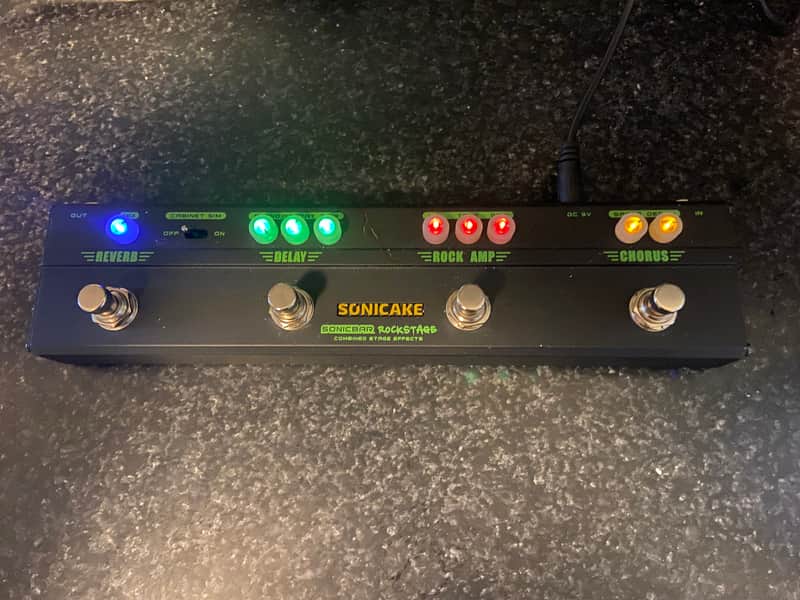 SONICAKE Twiggy Blues Guitar Multi-Effects Pedal 2020s - Black image 1
