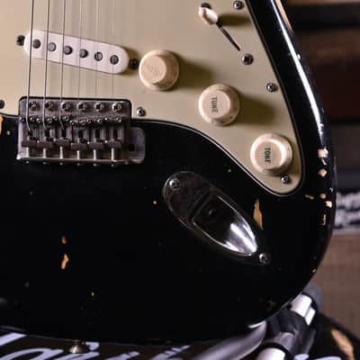 Fender Stratocaster 1963 - Black - Kirk Hammett image 4