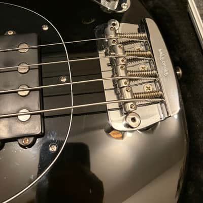 Ernie Ball Music Man StingRay 4 Kanda Shokai 60th Anniversary Limited 1 of 30 Ebony Board Black 2007 image 13