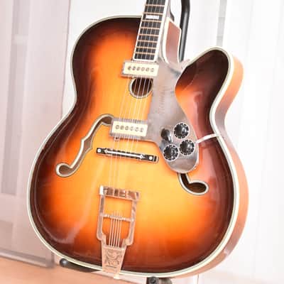 Fasan Archtop – RARE 17.7‘‘ 1950s Master Luthier Franz Sander German Vintage Jazz Guitar Gitarre image 2