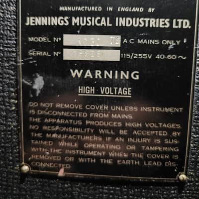Vox AC-30/6 Twin Top Boost 3-Channel 30-Watt 2x12" Guitar Combo 1963 - 1965 - Black with Brown Diamond Cloth image 14