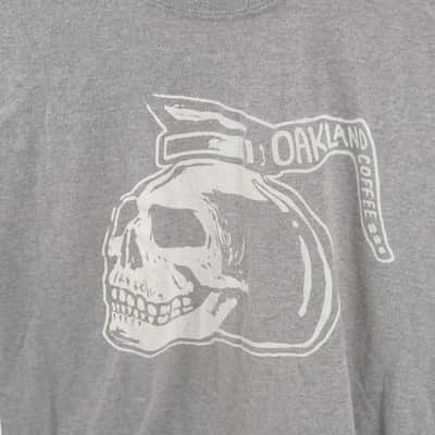 Oakland Coffee Skull and Pot T-Shirt Owned by Mike Dirnt
