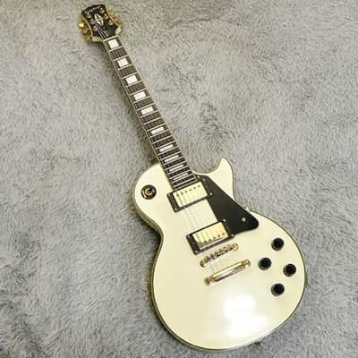 2008 made Epiphone CHINA Les Paul Custom Alpine White Qingdao Made in China image 25