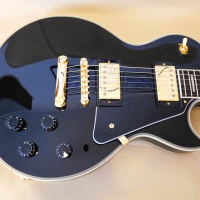 Epiphone 2020 Les Paul Custom - Ebony with Epiphone Premium Gig Bag image 2