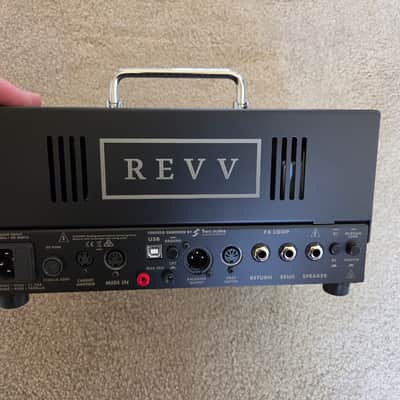REVV G20 2-Channel 20-Watt Guitar Amp Head with Reactive Load and Virtual Cabinets 2020 - 2021 - Black image 8