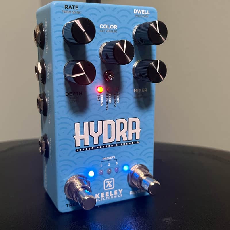 Keeley Hydra Stereo Reverb & Tremolo - Demo Unit! image 1