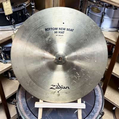 Used 14" Zildjian New Beat Hi Hat Cymbal (Bottom Only) image 1