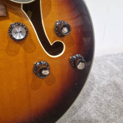 Epiphone Broadway - Semi-Hollow Electric Guitar - Sunburst - Good/Refurbished w/ Hard Case image 2