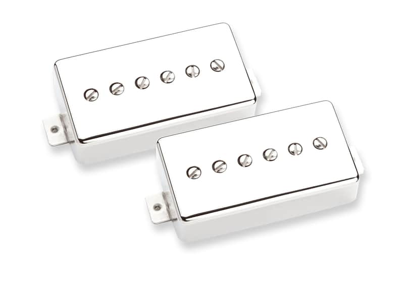 Seymour Duncan Phat Cat Humbucker P90 Nickel Pickup Set image 1