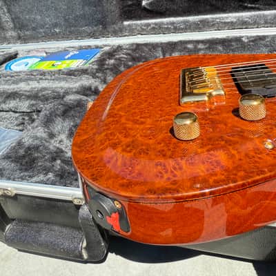 Zion Classic Guitar - Heirloom Redwood Burl glossy image 6