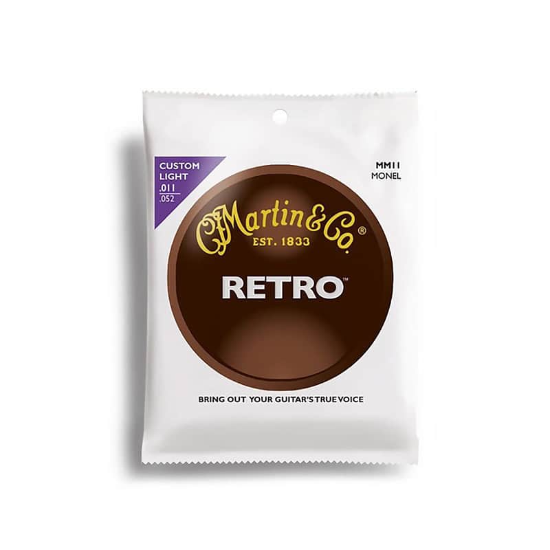 Martin MM11 Retro Acoustic Guitar Strings 0.011 - 0.052 image 1