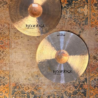 RARE Dark Complex HUGE ISTANBUL MEHMET 15” MC JAZZ Hihats Perfect! 1114 1334 g ONLY PAIR I’ve Seen image 2