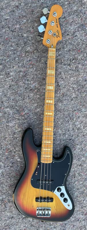 Fender Jazz Bass 1978 - Sunburst Maple Fingerboard image 1