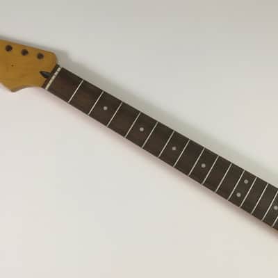 Lefty MJT Custom Aged Relic Fender Strat Guitar Neck Amber Nitro Lacquer Checking image 1