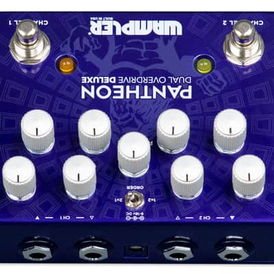 New Wampler Dual Pantheon Deluxe Dual Overdrive Guitar Effects Pedal image 5