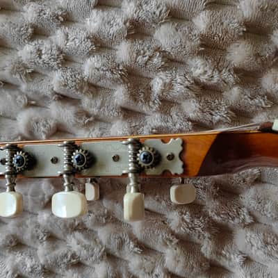 Old Vintage Classic Concert Guitar Aria A551 Solid Wood MIJ Japan Tatsuno 992 image 13