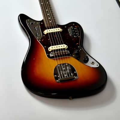 1990 Fender Japan I-Serial (JG66-70) Jaguar 3-Tone Sunburst, All Original, MIJ, FujiGen, Offset image 2