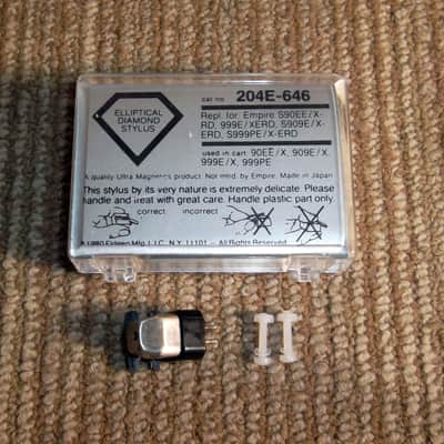 70's Empire 90 EE/X Turntable Phono Cartridge Excellent Condition With Brand New 80's Fidelitone Elliptical Diamond Stylus 90EE/X image 5