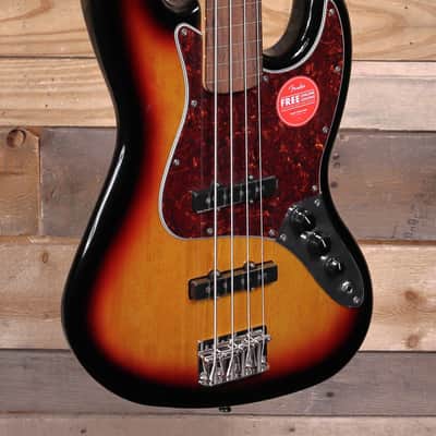 Squier Classic Vibe '60s Jazz Bass Fretless 3-Color Sunburst image 2