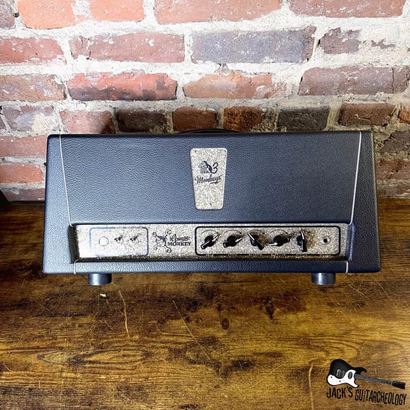 3 Monkeys Grease Monkey MkI - 35w Amp Head (2010s - Black) image 1