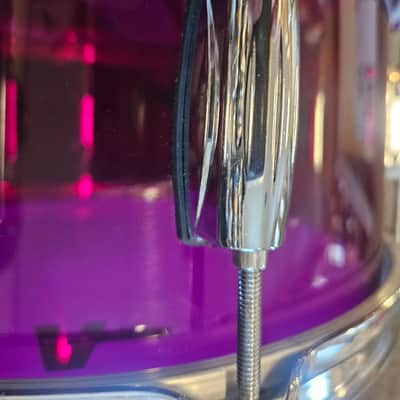 RL Drums Purple Acrylic 12"x 5.5" snare drum image 5