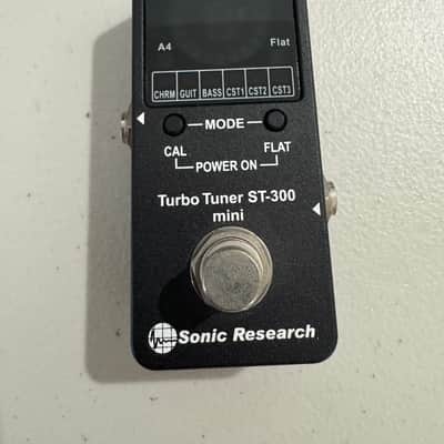 ギター Sonic Research Turbo Tuner ST-300 mini Sonic Research ST-300 Mini Stomp Box Turbo Tuner | Vision Guitar