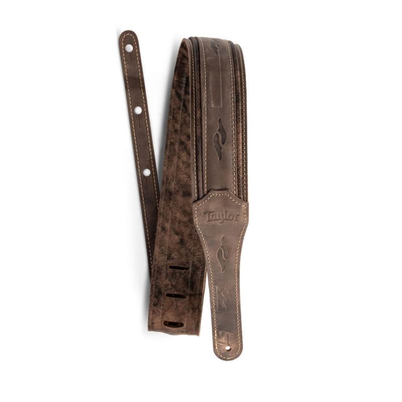 Taylor 2.5" Element Strap Dark Brown Distressed Leather image 1