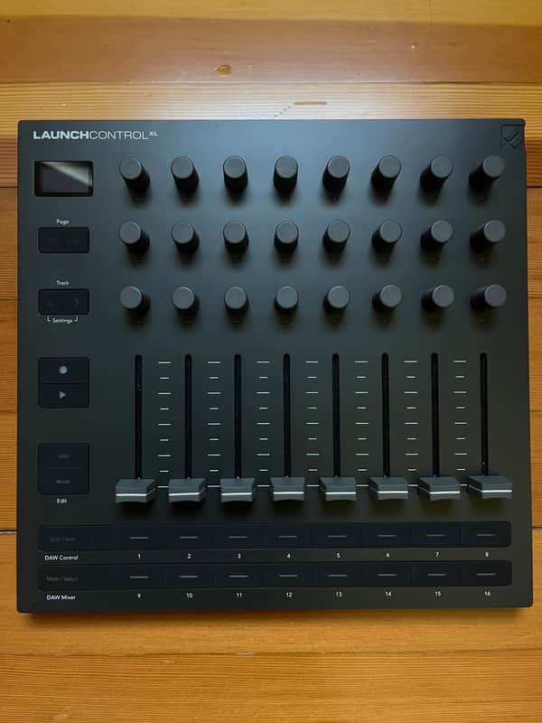 Novation Launch Control XL MK3 MIDI DAW Controller 2025 - Present - Black image 1