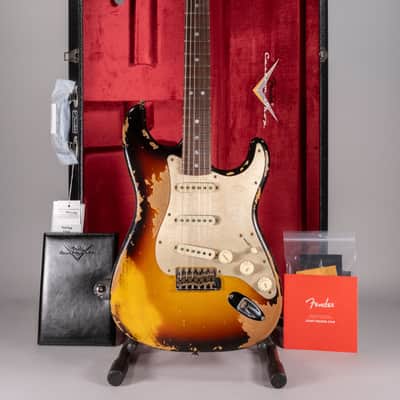 Fender Custom Shop LTD Roasted Bighead Stratocaster 2024 - Super Heavy Relic 3Color Sunburst image 10
