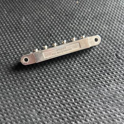 1970's Gibson ABR-1 Nickel Wired Bridge w/Metal Saddles image 3