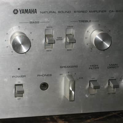 YAMAHA CA-610 II Stereo Integrated Amplifier, Professionally Serviced, 1970s MIJ image 3