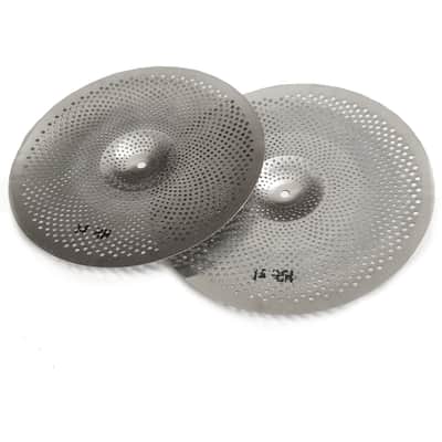 Low Volume 14" Hi-hat Cymbals SX Stagg With Mapex Cymbal Stand image 3
