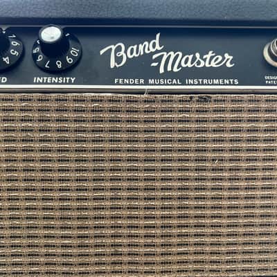 Vintage 1967 FENDER Band-Master AB763 Tube Amp Head~Black Panel/Faced & Clean~SEE VIDEO! *SALE* image 5
