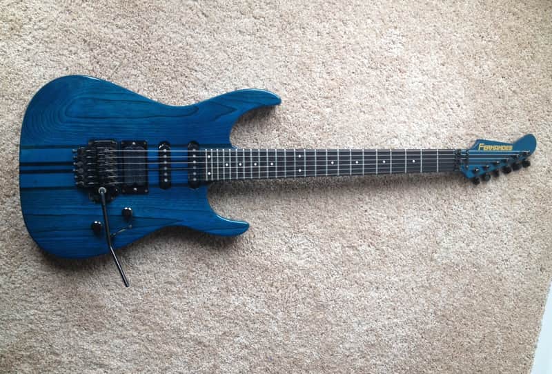 Fernandes FR-120 1987 Japan Trans Blue | Reverb