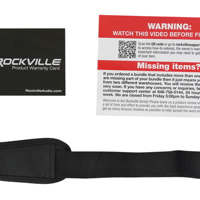 Rockville Heavy Duty Rugged Gig Bag DJ Case Fits Mackie ProFX6v3, Behringer FLOW 8, Zoom LiveTrak L-8 image 11