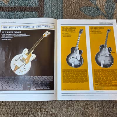 Vintage 1965 Gretsch Guitars & Amplifiers Catalog #32! Chet Atkins, White Falcon! Rare, Original Case Candy! image 3