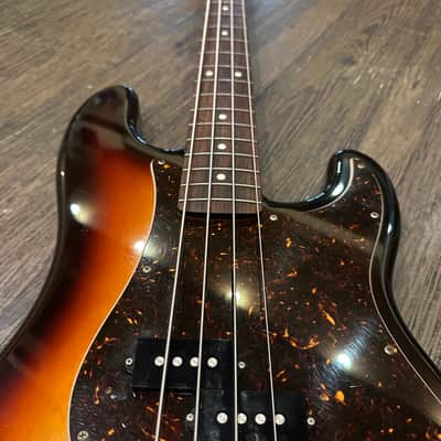 Fender Japan Precision Bass MIJ 2017 Electric Bass - Sunburst image 3