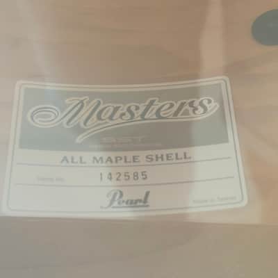 Pearl Masters MCM-1465S/C102 One ply maple snare 2015 - Natural maple image 12