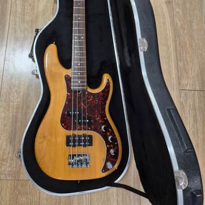 Fender American Deluxe Precision bass 2008 - Amber image 3