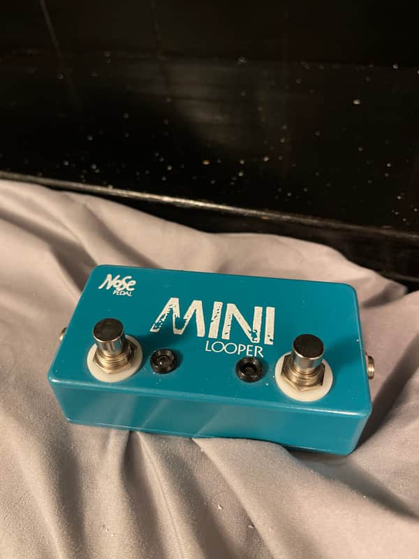 Nose Pedal Mini Looper True bypass pedal switcher 2019 Teal image 1