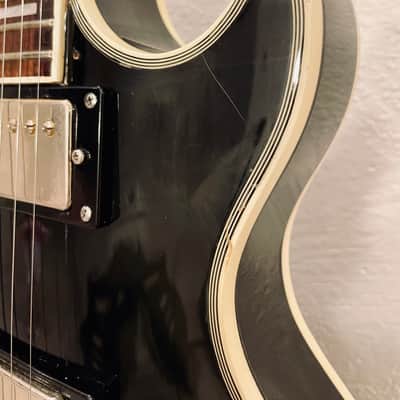 Crestline Les Paul Custom Made in Japan by Matsumoku 1970’s - Gloss Black image 10