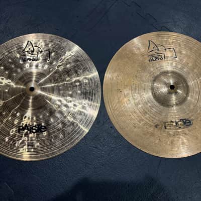 Paiste 14" Alpha Power Hi-Hat Cymbals (Pair) 1992 - 2006 - Traditional image 1