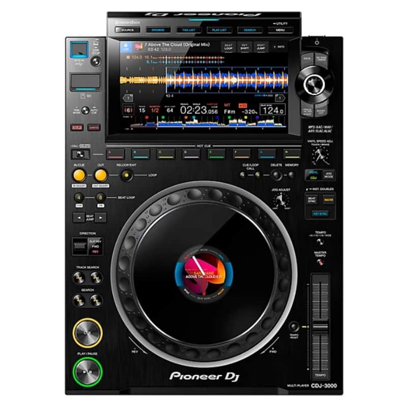 Pioneer AlphaTheta CDJ-3000 Professional DJ Media Player Black image 1