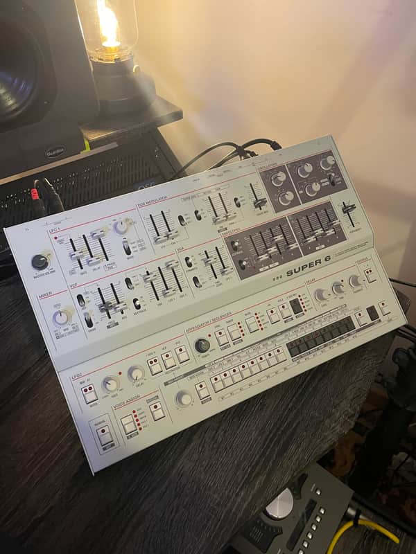 UDO Audio Super 6 Desktop 12-Voice Polyphonic Binaural Analog-Hybrid Synthesizer 2020 - Present - Silver image 1