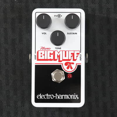 Electro-Harmonix Nano Big Muff Pi Distortion / Sustainer White / Black / Red image 2